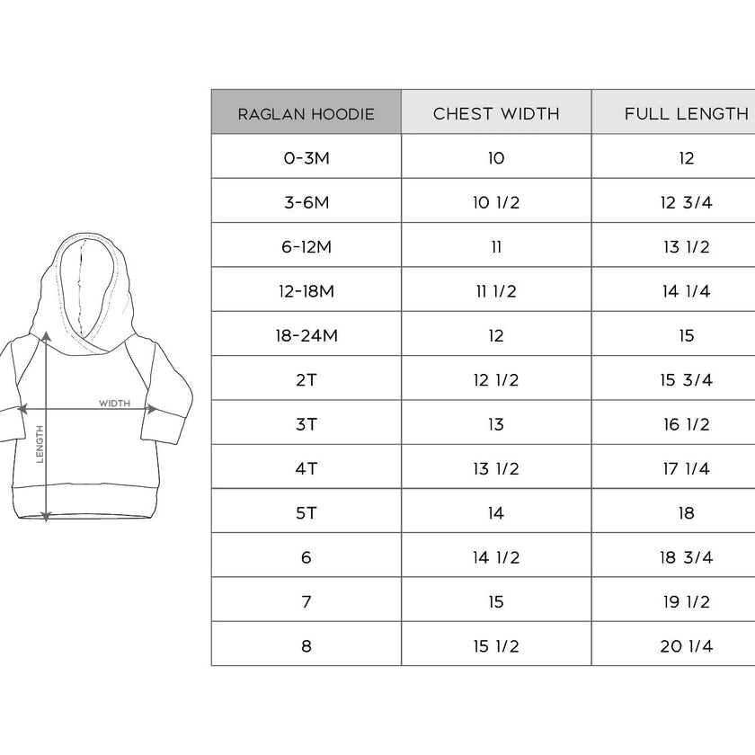 Raglan Hoodie Caramel