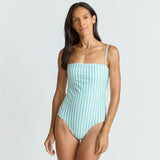 women's tamarin stripe low back one piece