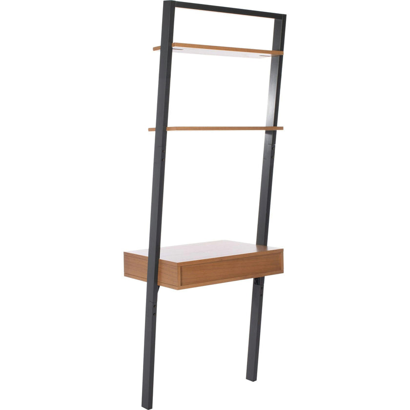 Kamy 2 Shelf Leaning Desk