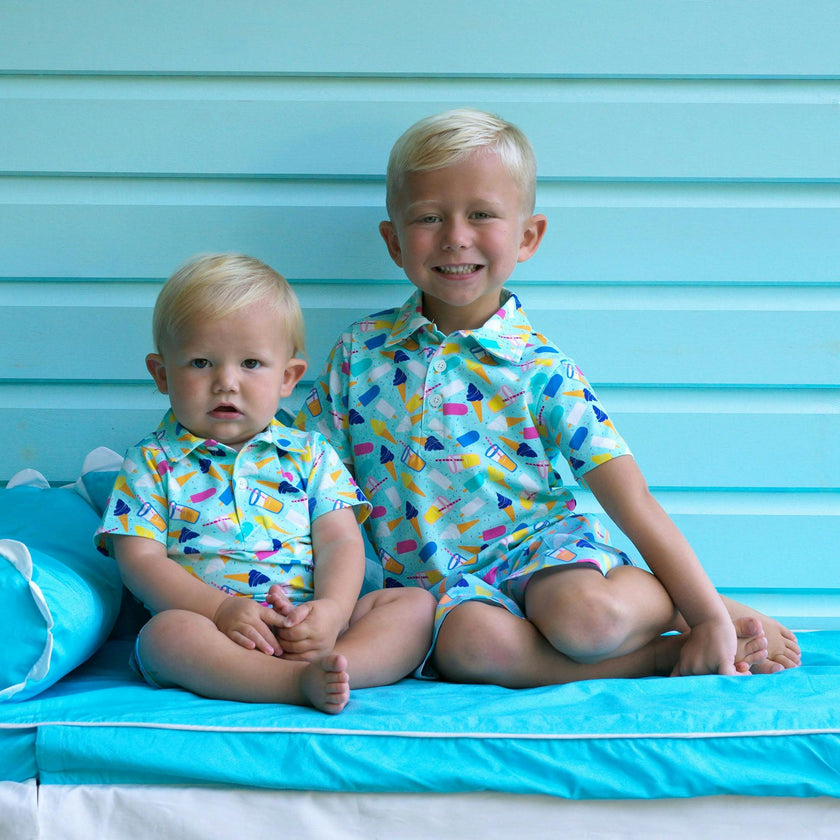 Ice Cream Polo & Short Set