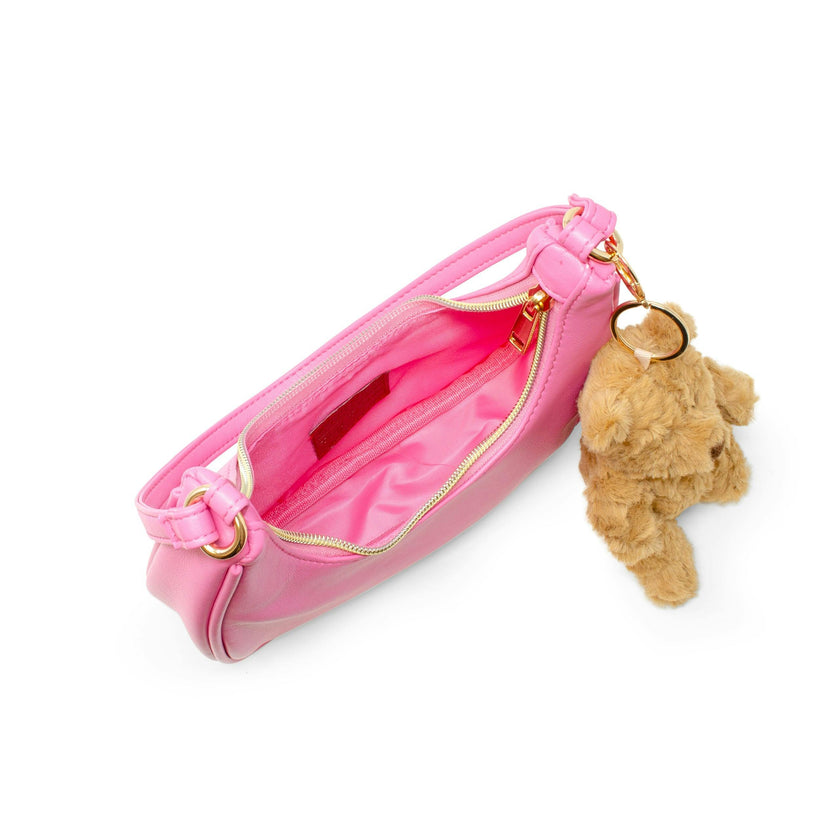 Teddy Charm Shoulder Handbag
