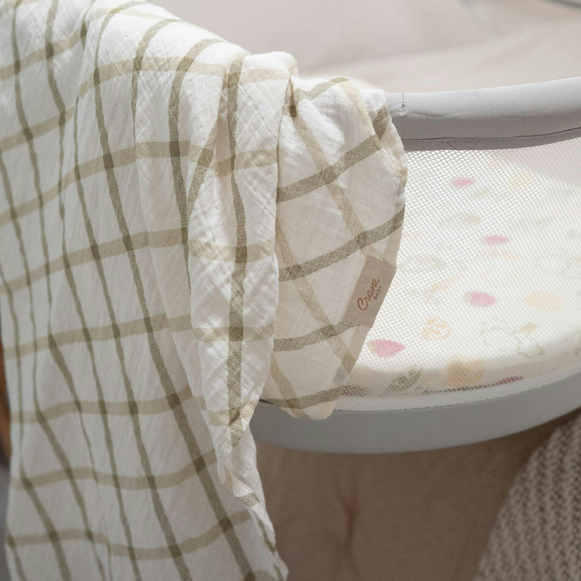 Clementine Cotton Muslin Swaddle Blanket Set (Veggies, Set of 3)