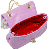 Classic Quilted Flower Pearl Handbag