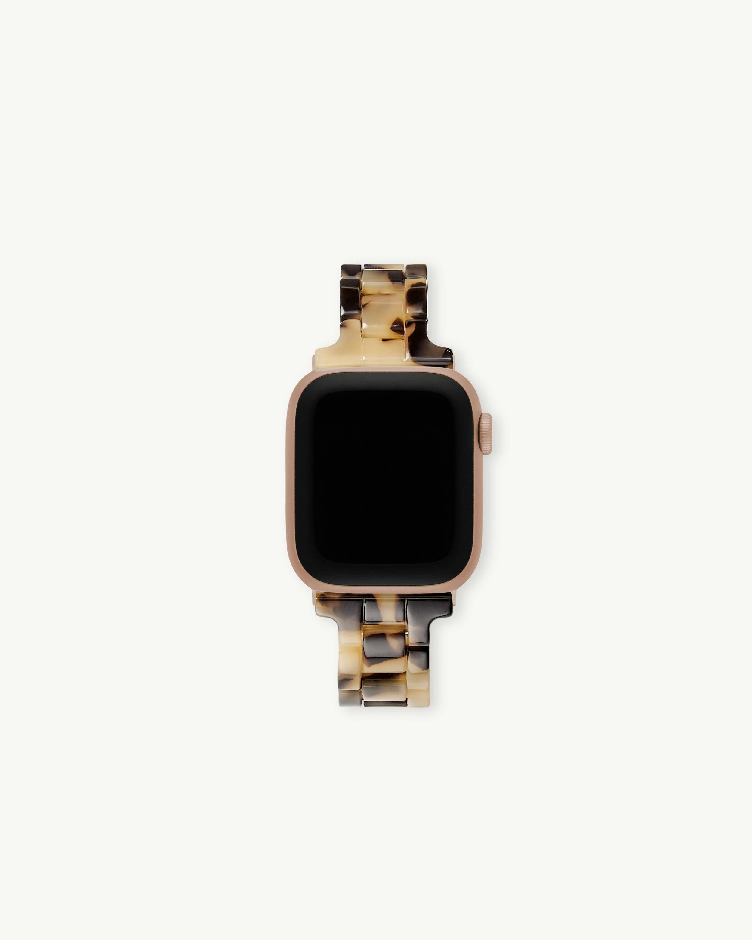 Skinny Apple Watch Band in Blonde Tortoise