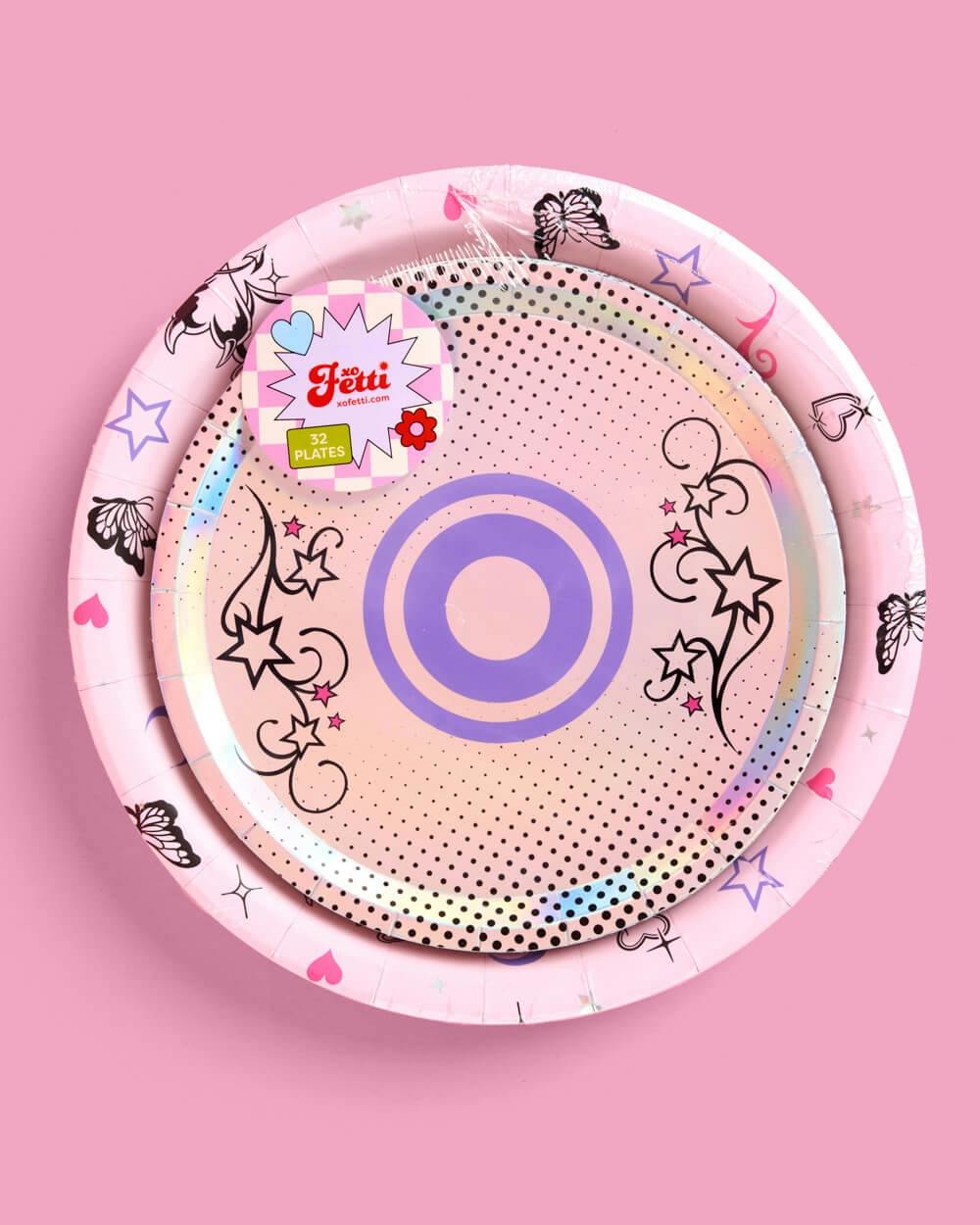 Y2K Plates - 32 paper plates