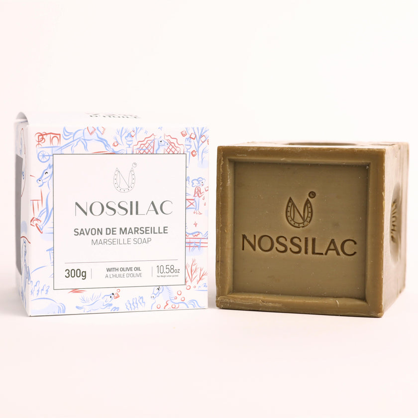 NOSSILAC Pure Olive Marseille Soap Cube 300g