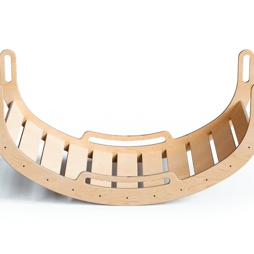 Kids Wooden XL Rocker & Climber Play Arch