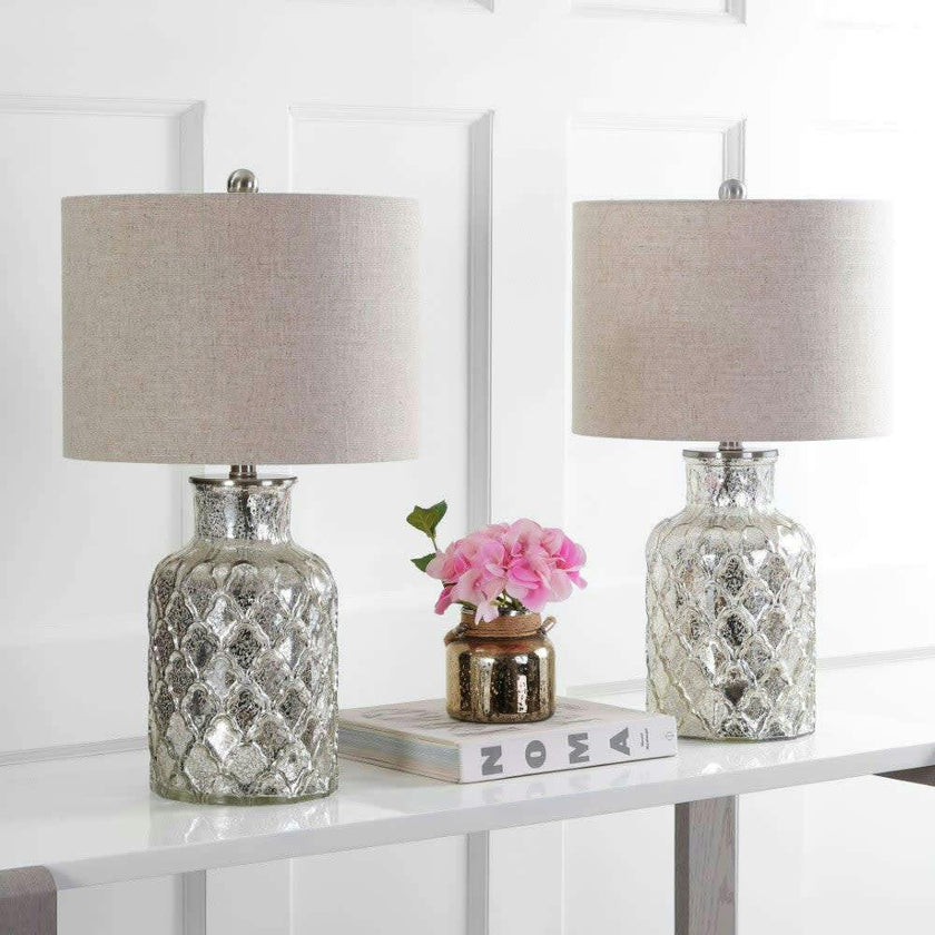 Alvord 24.5" LED Glass Table Lamp