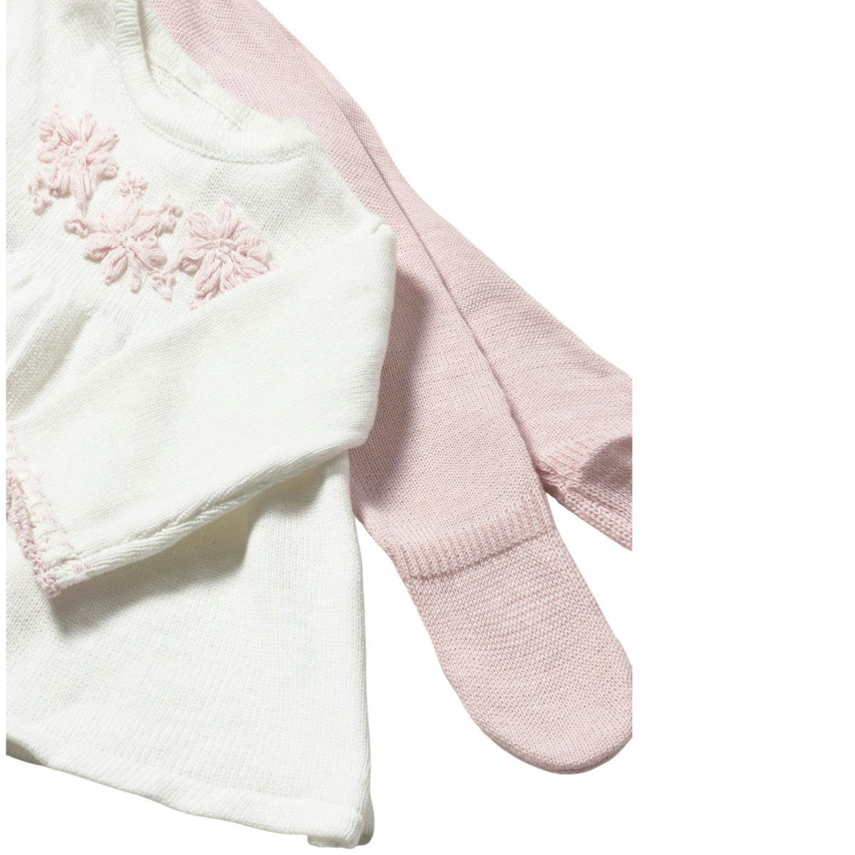 Newborn Girl Pants and Sweater Set