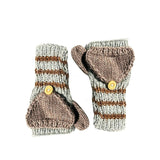 Kids Fingerless Fold-Over Mittens
