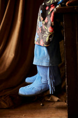 FRINGES BOOT BLUE