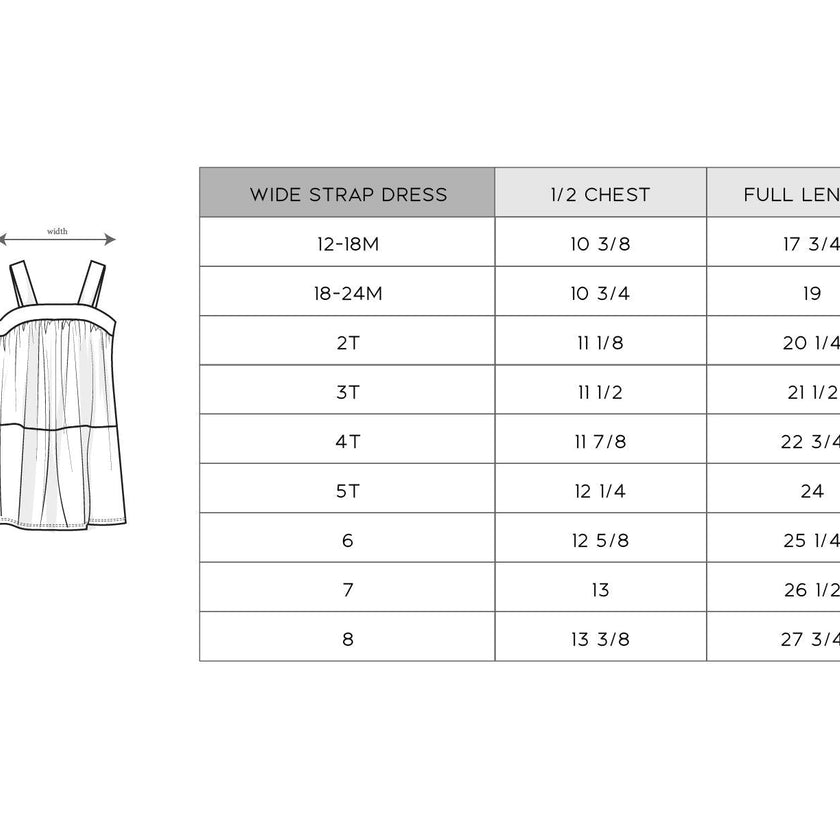 Wide Strap Dress