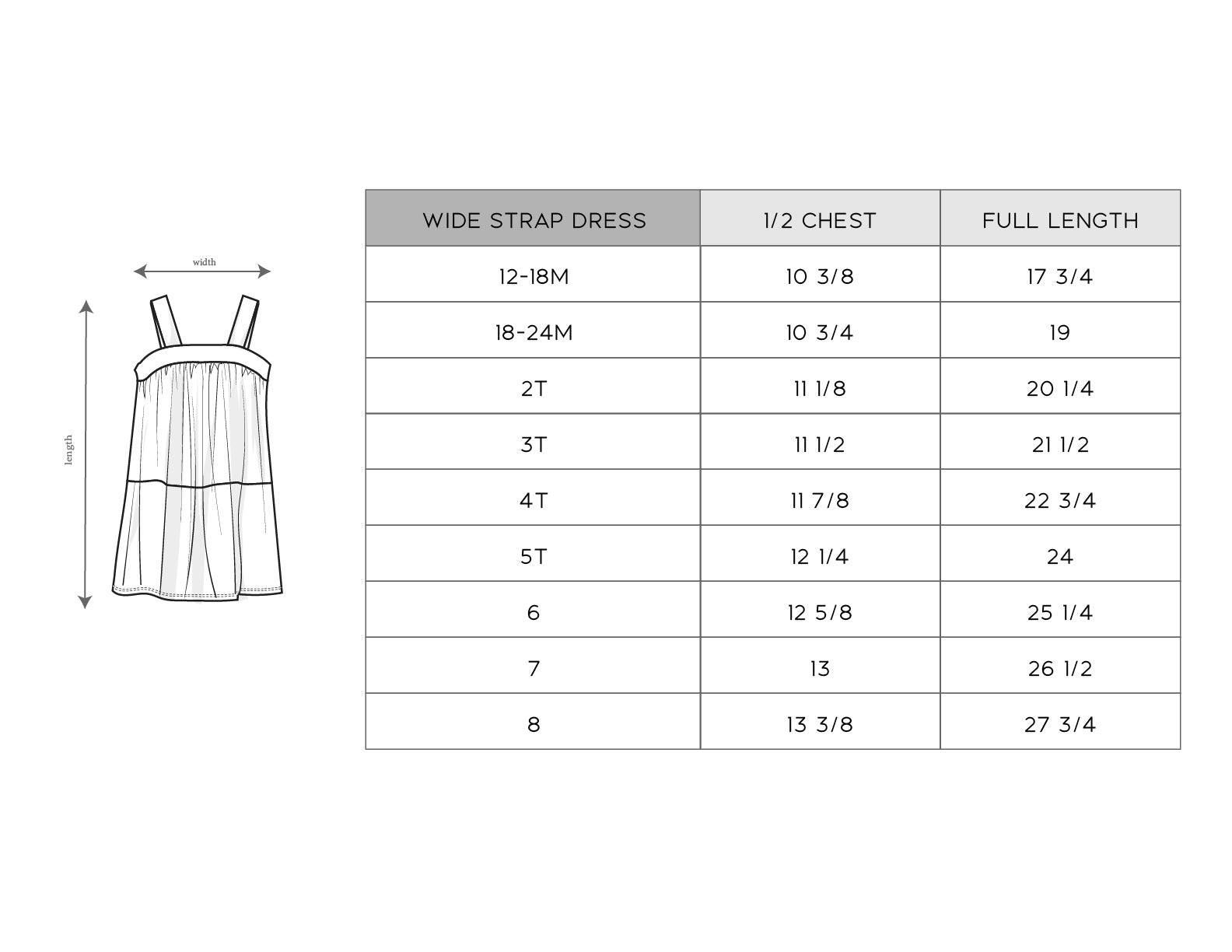 Girls Wide Strap Dress in Embroidery Floral