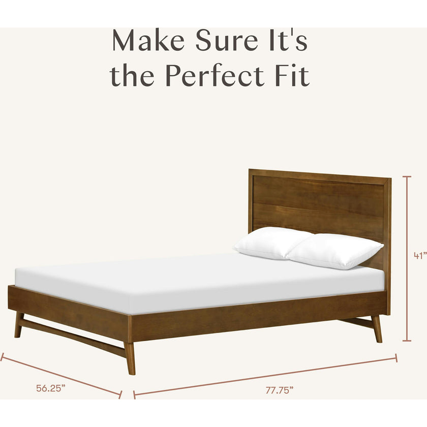 Palma Full Bed in Natural Walnut