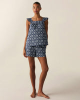 Women's Poplin Clara Short Set in Innkeeper Trellis