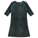 Distressed Rib Swim Dress