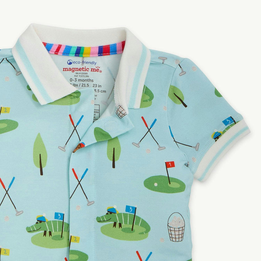 Magnetic Polo Romper