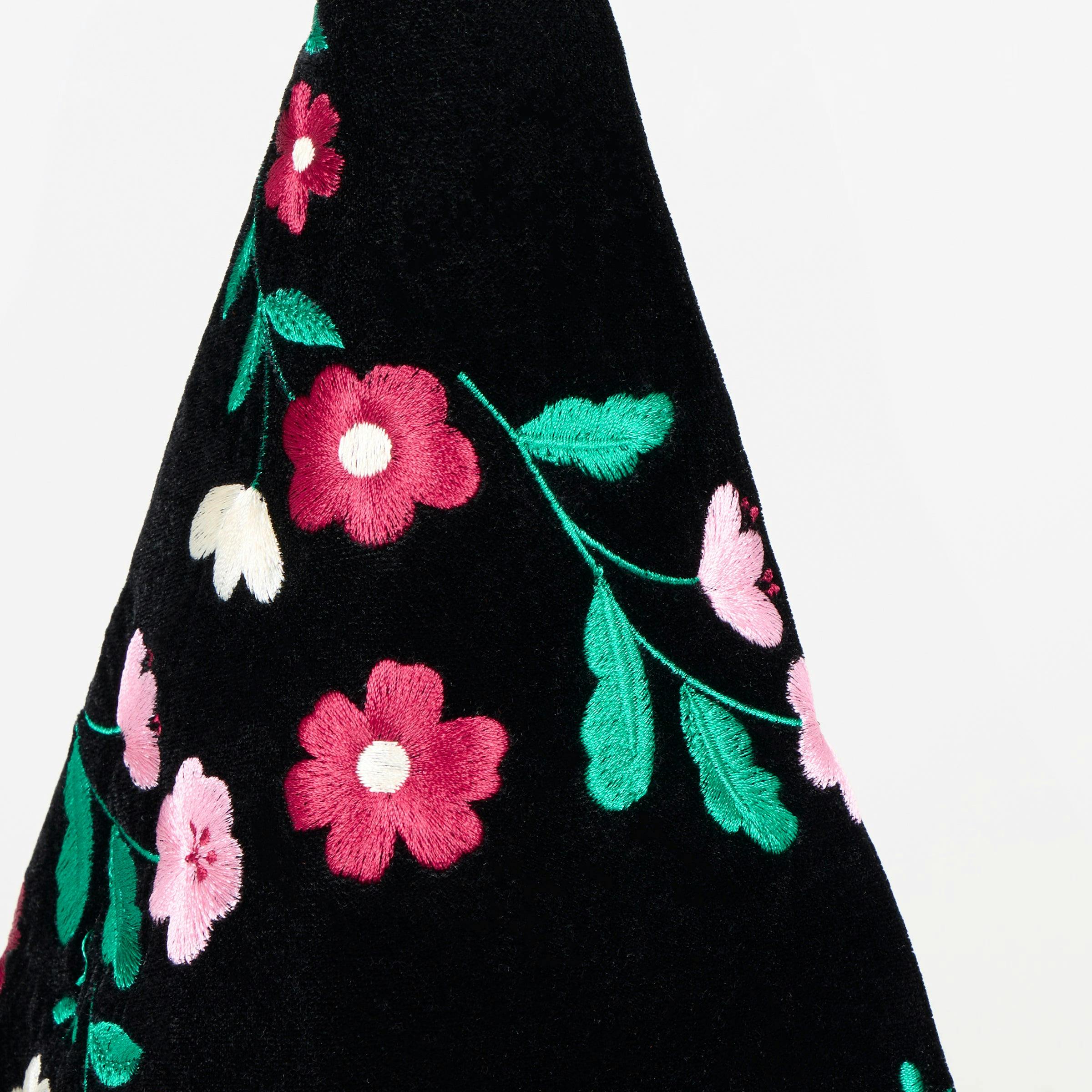 Embroidered Velvet Witch Costume