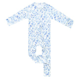 Bamboo Convertible Zip-Up Footie Pajama - Priscilla