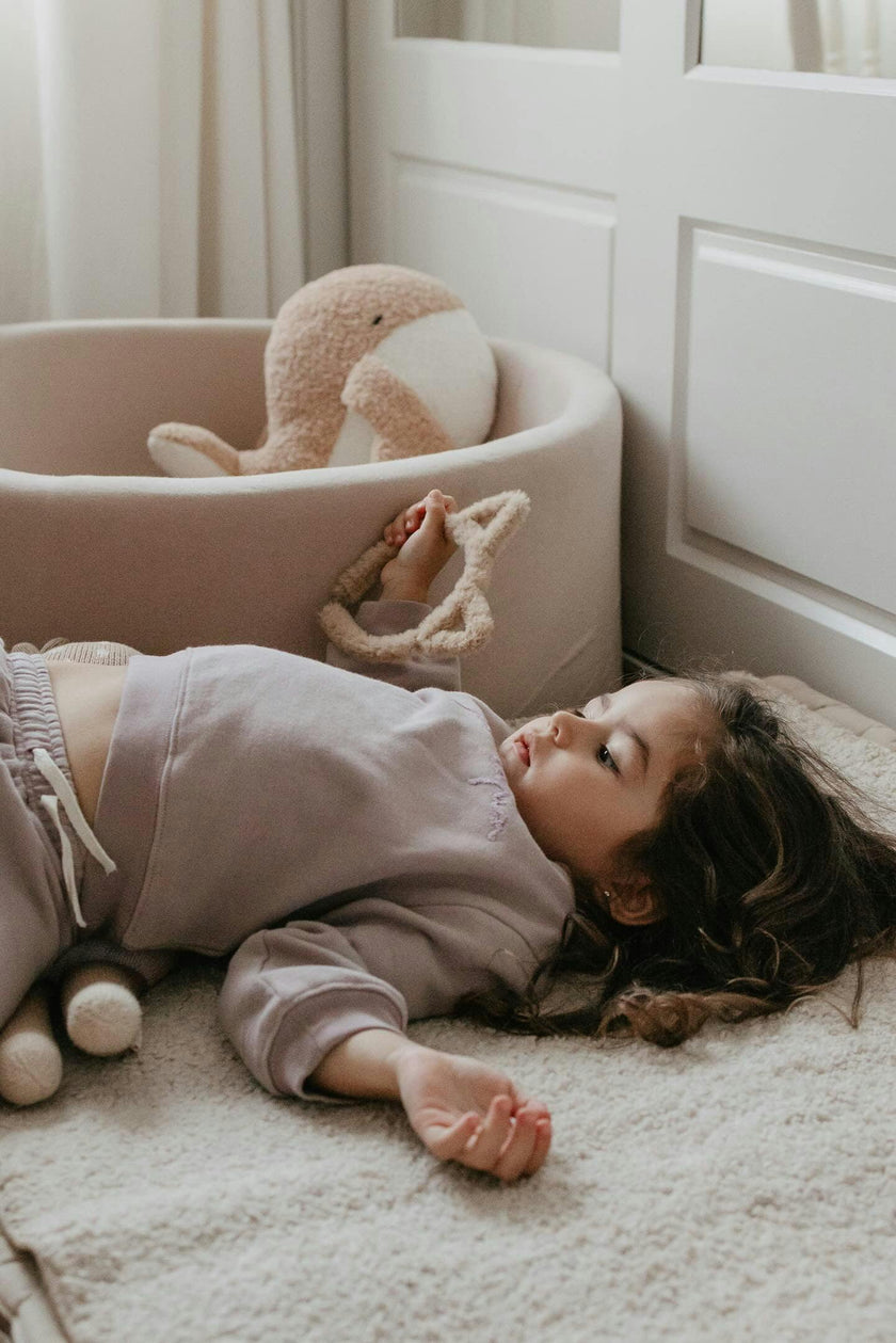 Finley | Cotton Fleece Sweatsuit Set | Petit Lapin | Bark
