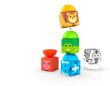 Geomag™ Magicube Safari Stacking – 10 Piece Magnetic Blocks