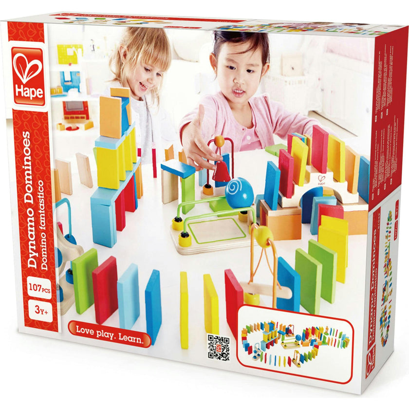 Wooden Toddler Domino Ball Set