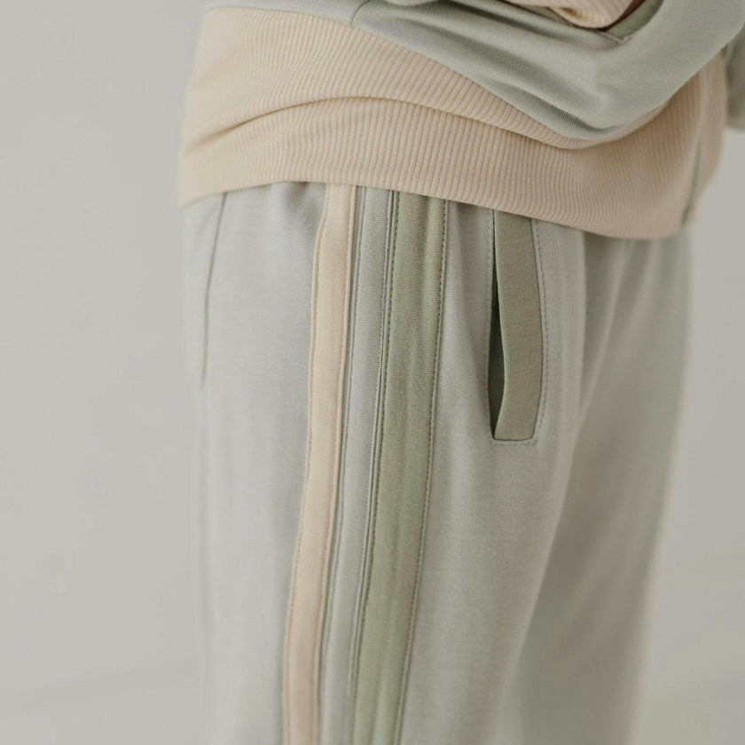 Track Striped Jogger Desert Sage