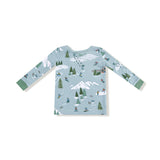 Winter Fun Skiers - Long Sleeve Loungewear Set