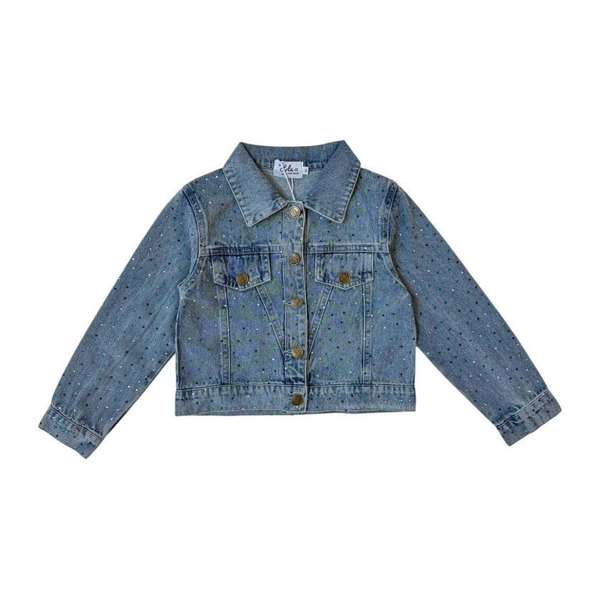 Rainbow Sparkle Denim Jacket
