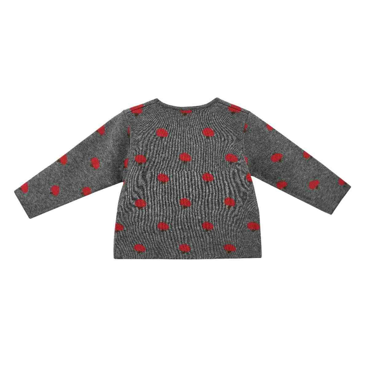 Gray Apple Knit Set