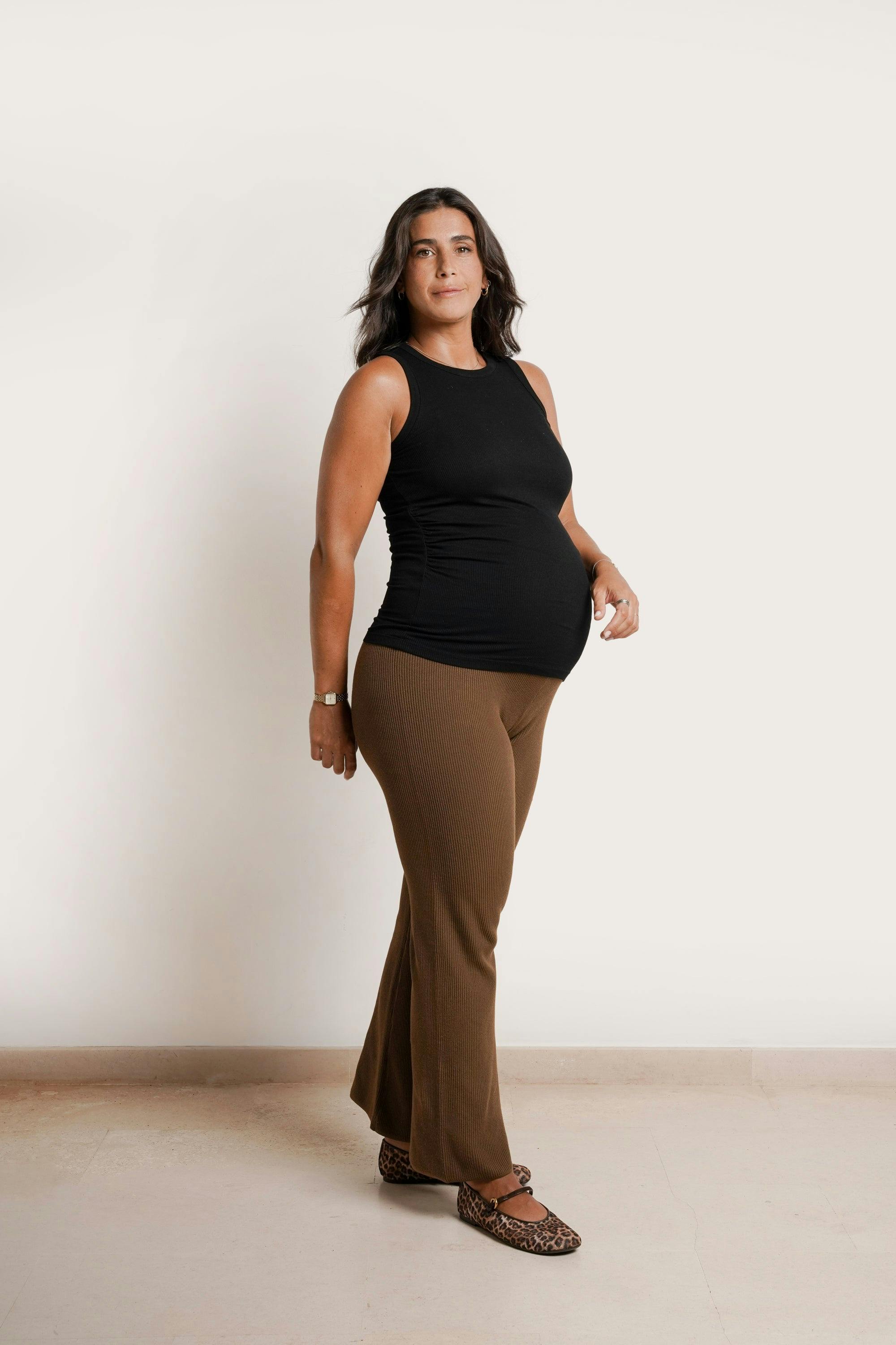 Georgina Over-Bump Maternity Knit Pants