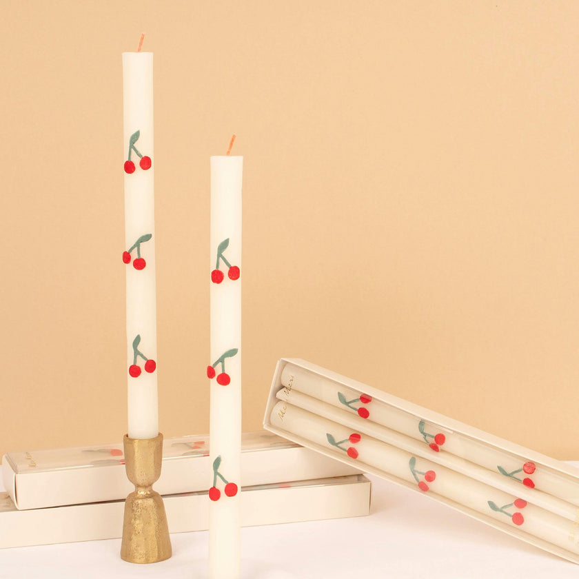 Cherry Table Candles