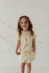 Girl's Short Sleeve Tee in Happy Little Soul