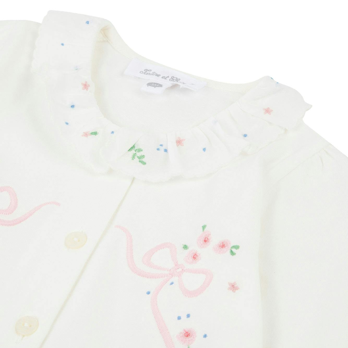 TARTINE ET CHOCOLAT Bows Embroidered Pyjama
