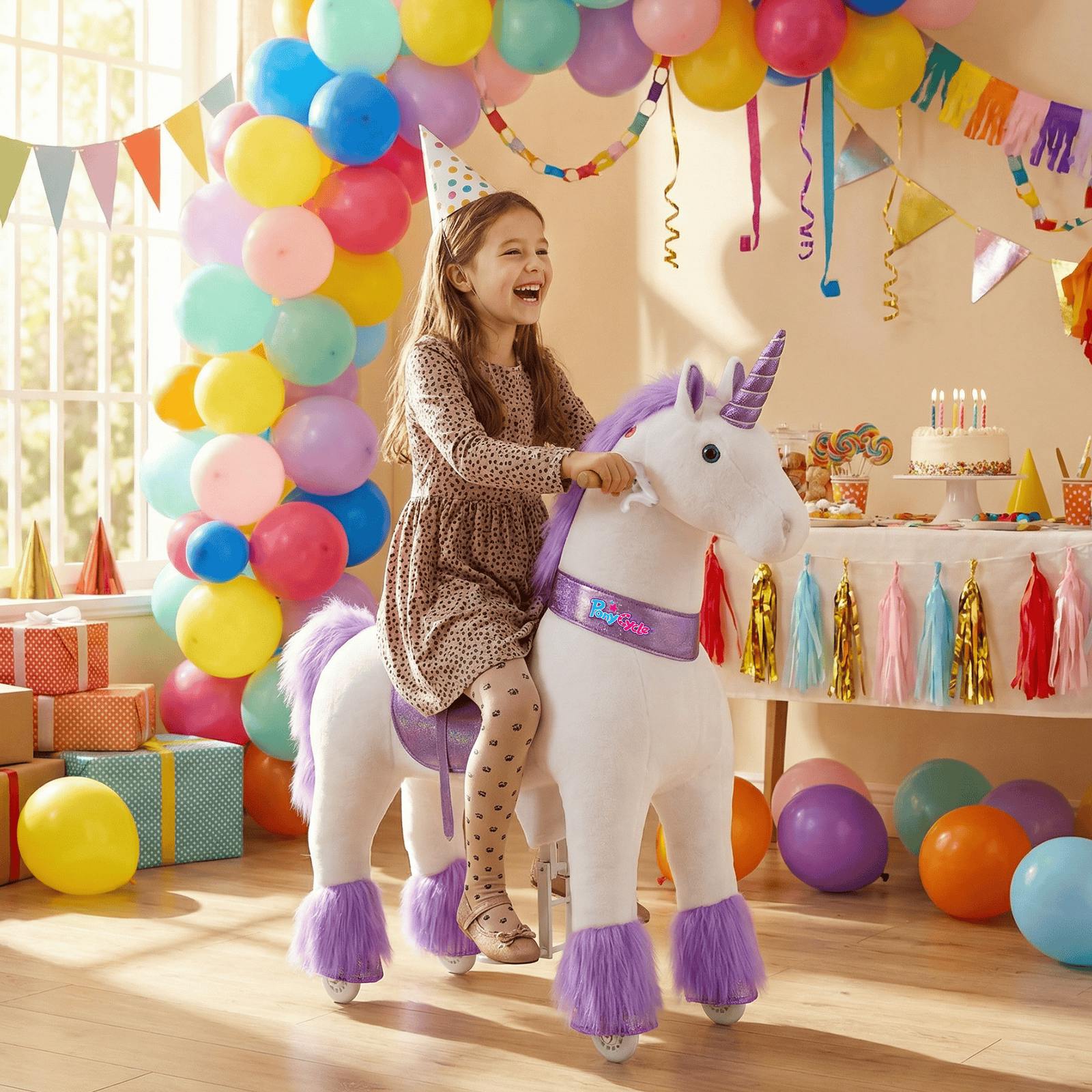 Model U® Unicorn Ride-On Toy Age 7+ – Purple