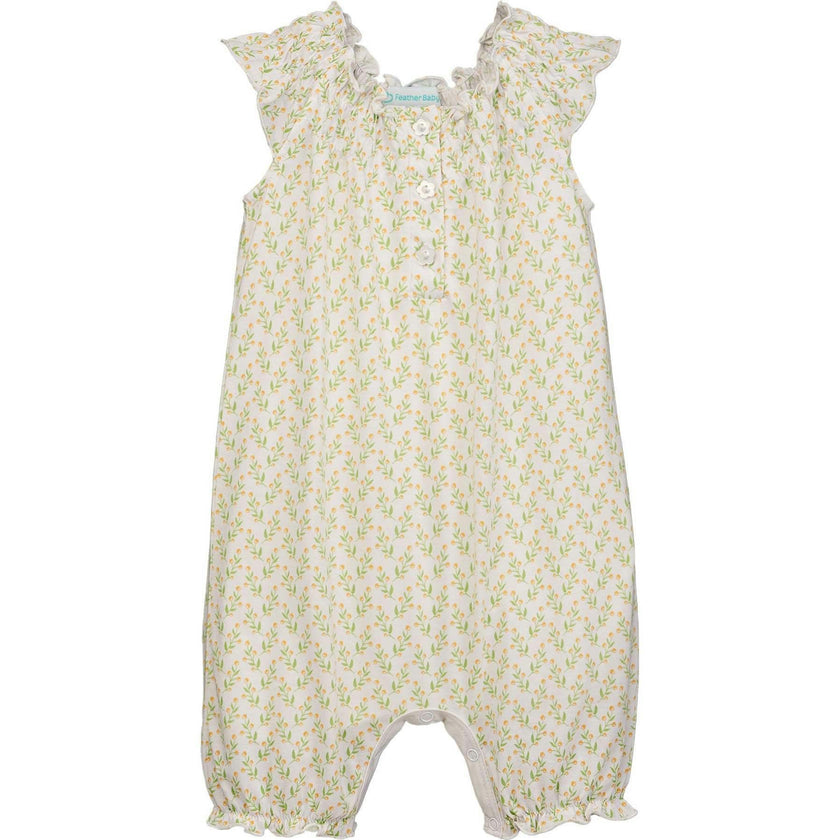 Angel-Sleeve Romper