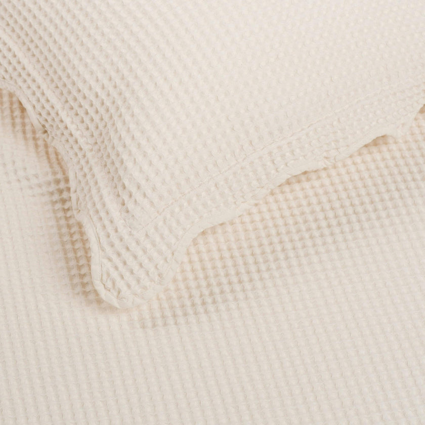 Waffle Knit Coverlet Set