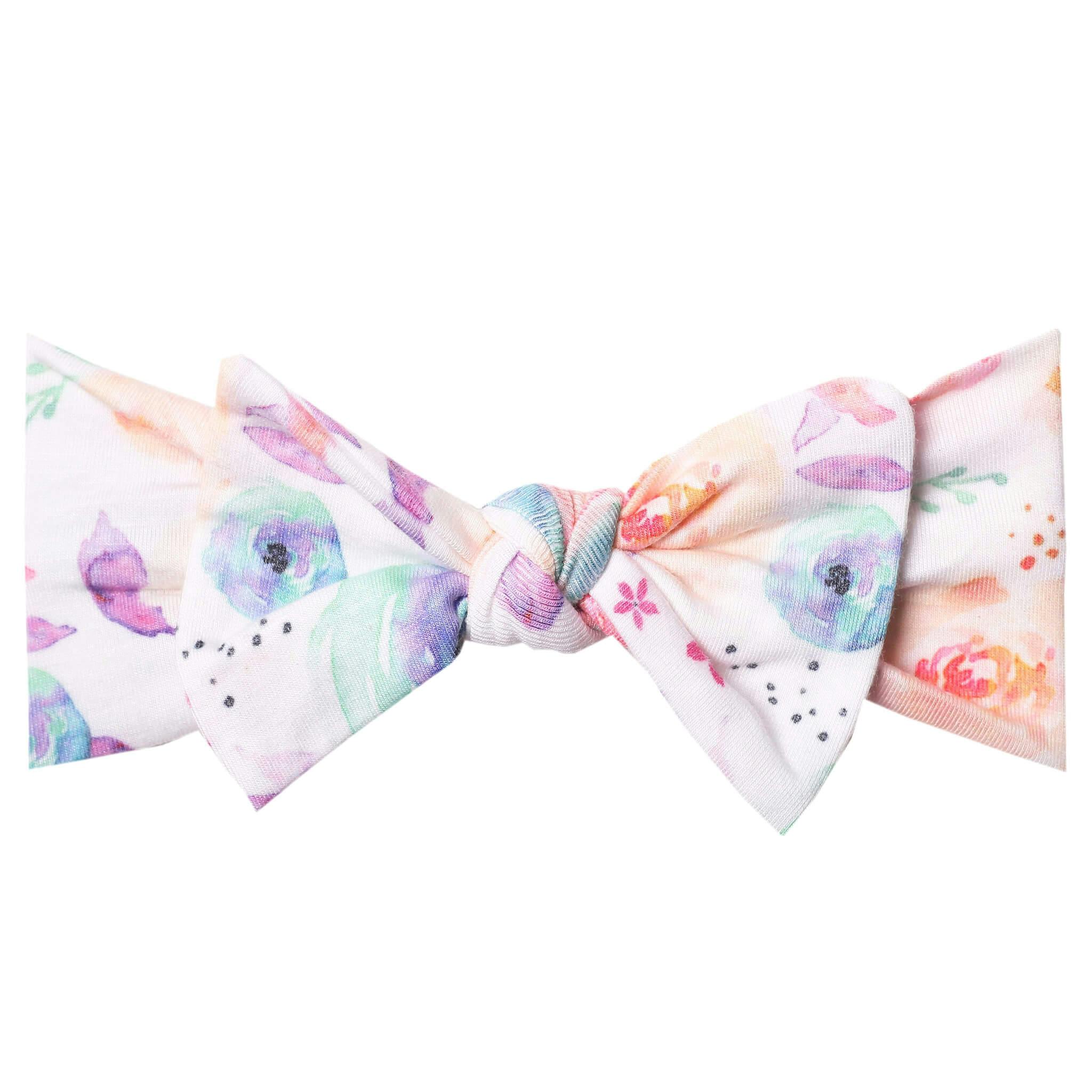 Knit Headband Bow - Bloom