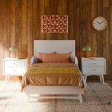Twin/Full Bed Guardrail in White