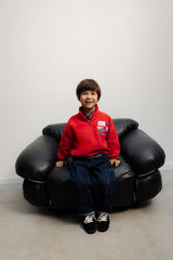 Cloudy Fleece Sweatshirt Chinese Red