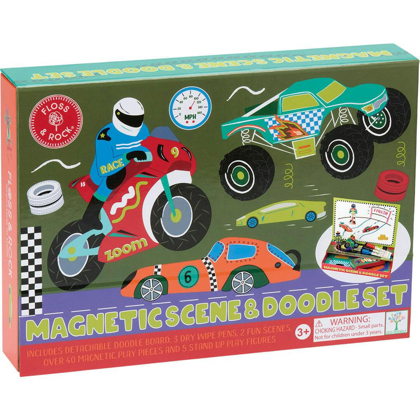 Cars Magnetic Scene & Doodle Set