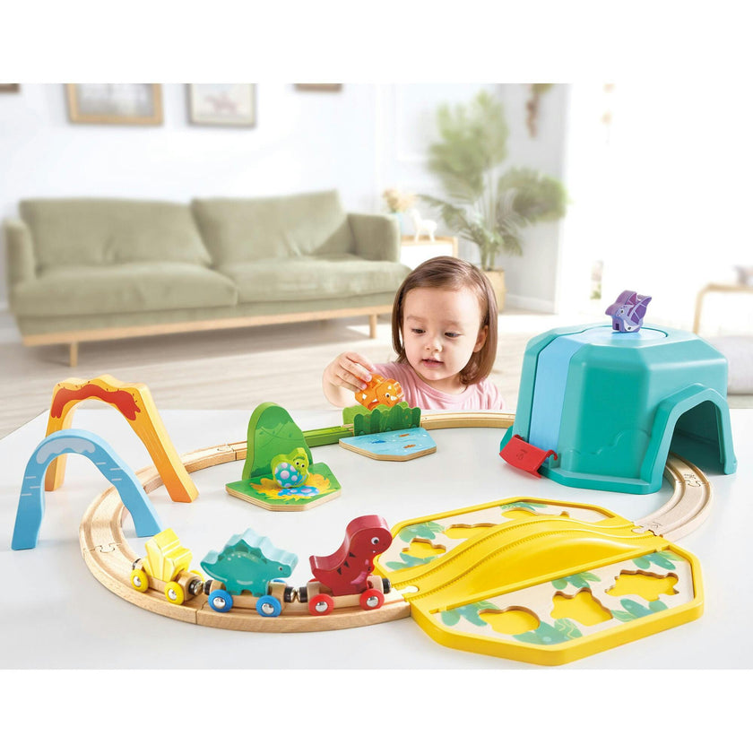 Hape: Train Bucket Set - 27pc
