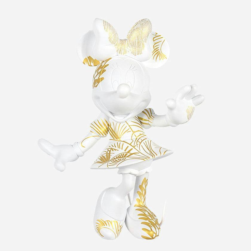 Minnie STAR STYLE White & Gold 12in