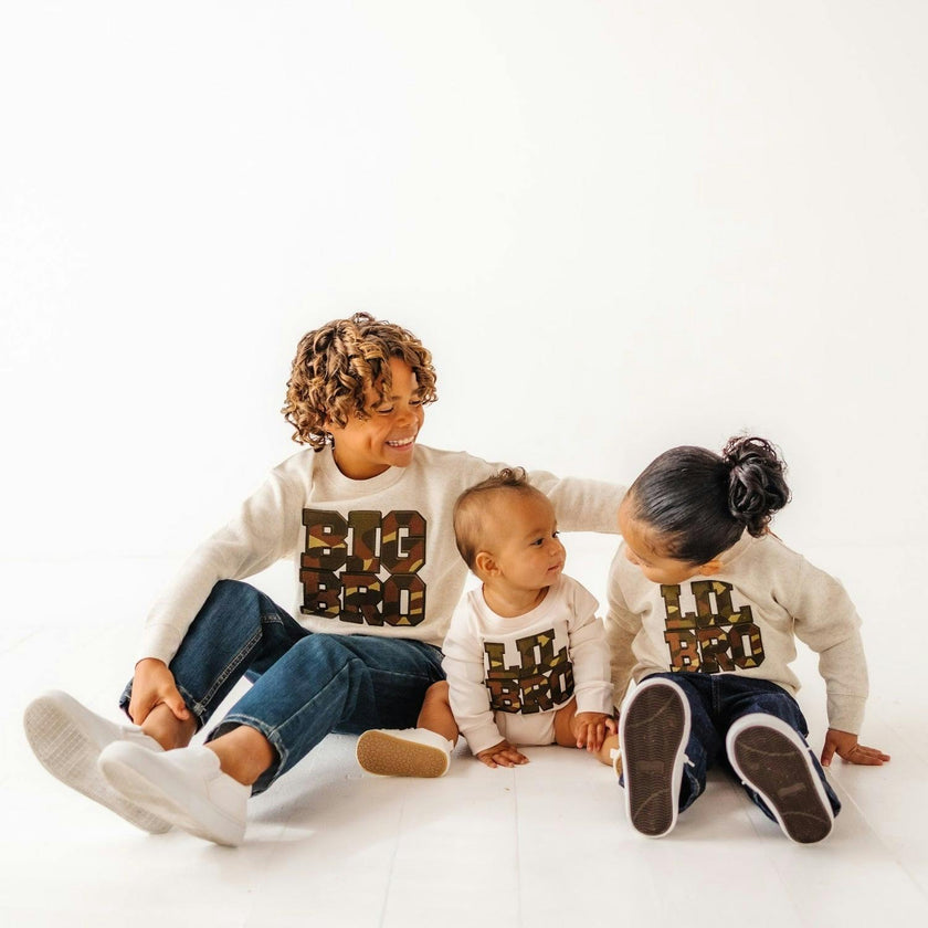 Lil Bro Camo Patch Sweatshirt