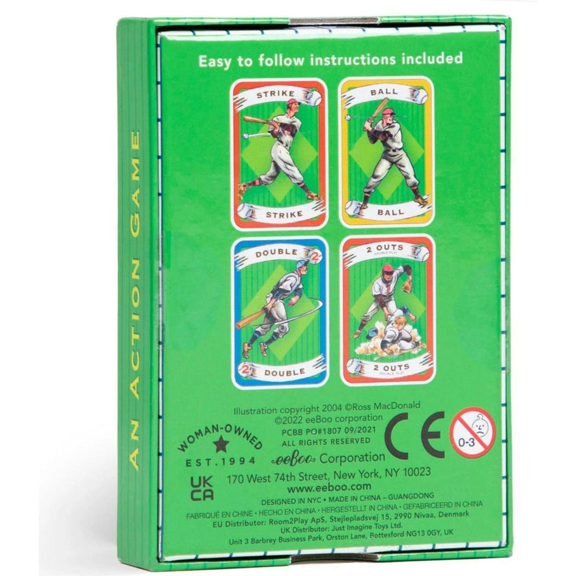 Baseball Playing Cards and Game