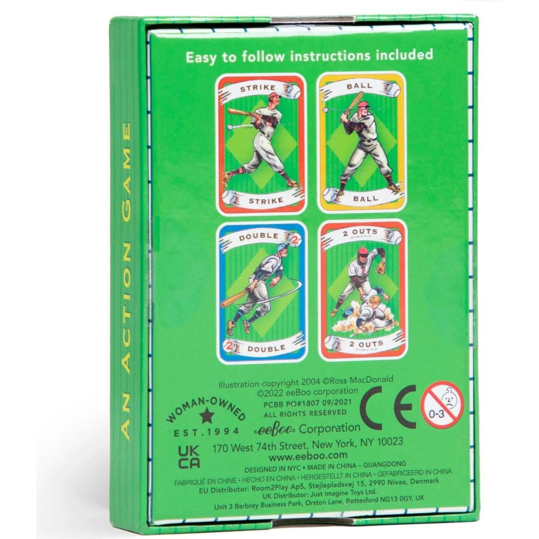Baseball Playing Cards and Game