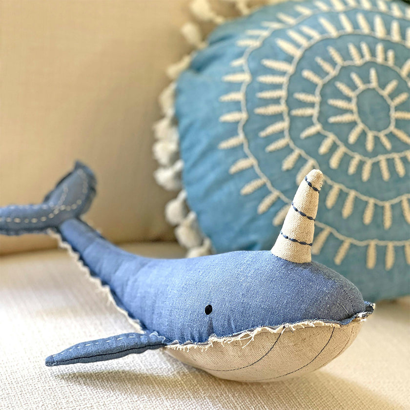 Caspian Nellie Narwhal Plush Toy