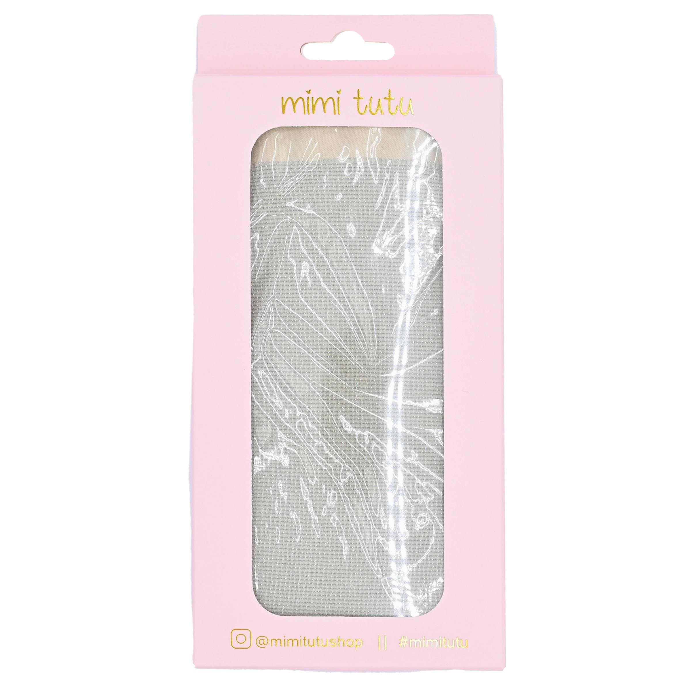 Beige Sparkled Cotton Tights