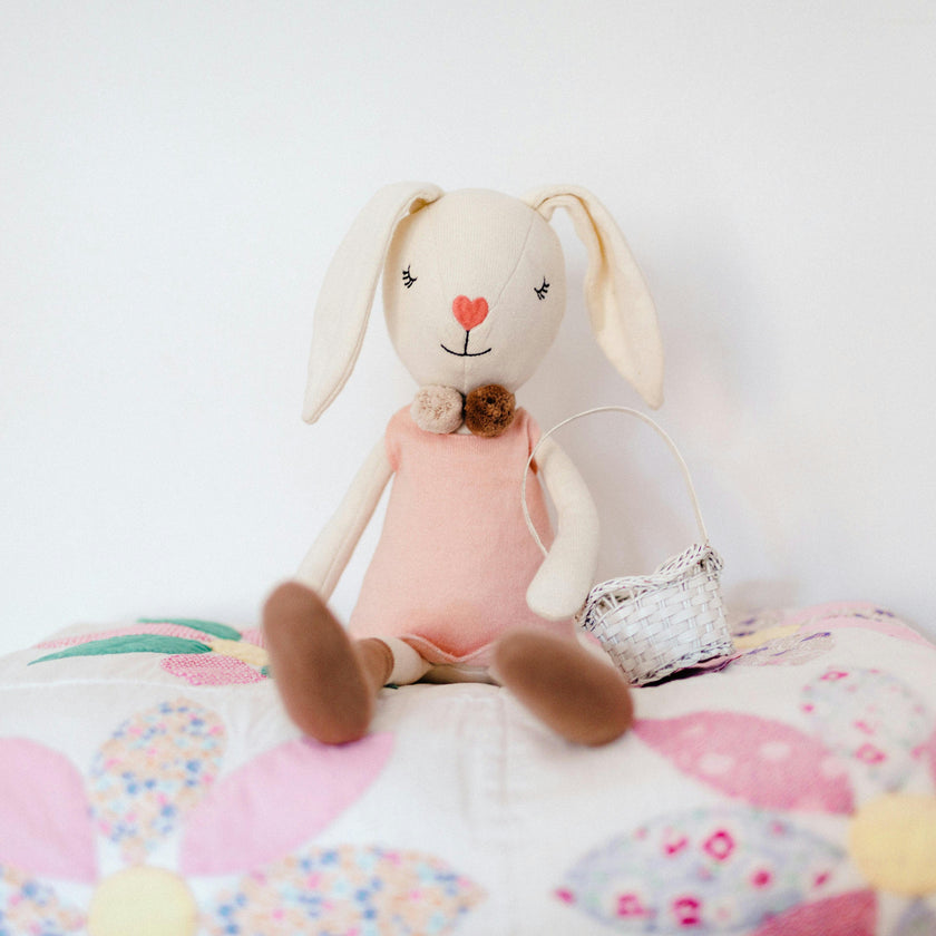 Knit Bunny Plush - Charlotte