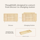 Pogo Tambour Extra Wide Assembled Dresser (58")